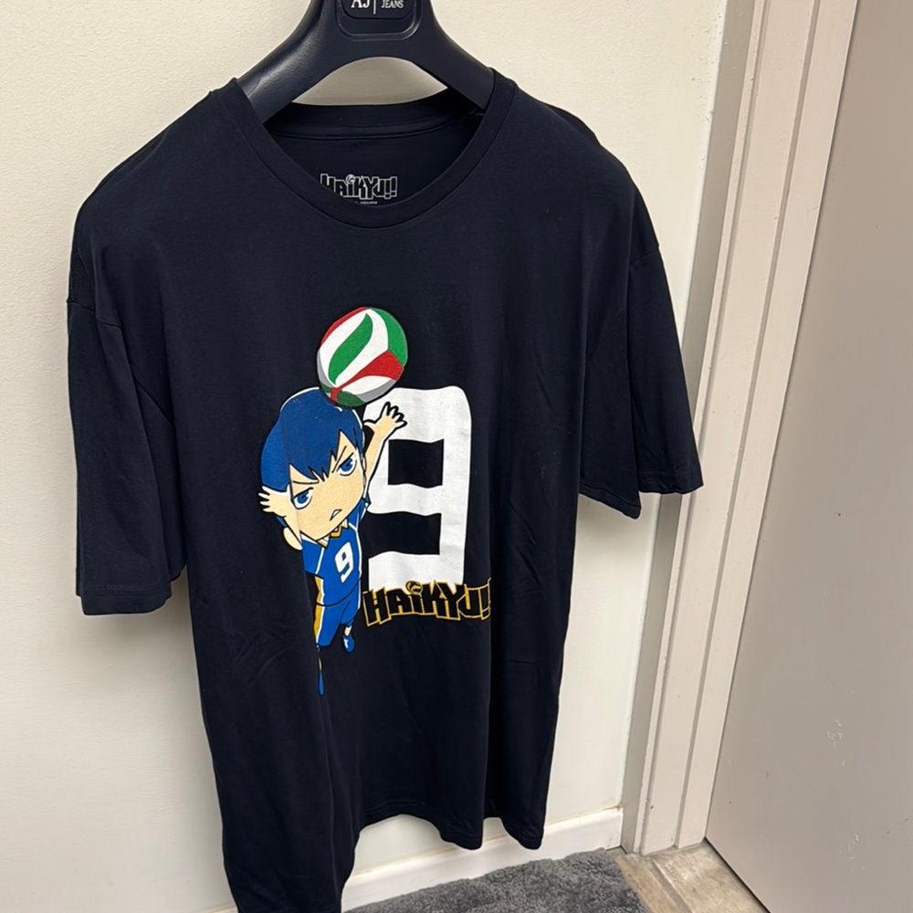 Japan Haikyu Black men’s Anime-T-Shirt Large